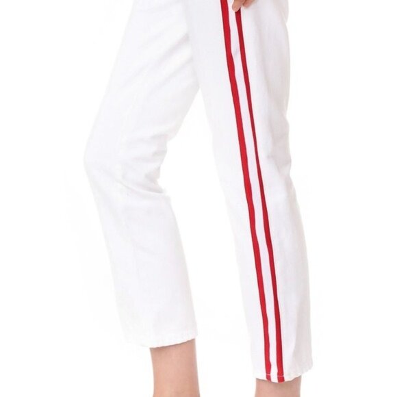 NWT Siwy Anita Lane Crop Straight Jeans Stripe 27